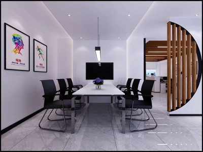 聚隆廣場150m2辦公區裝修設計